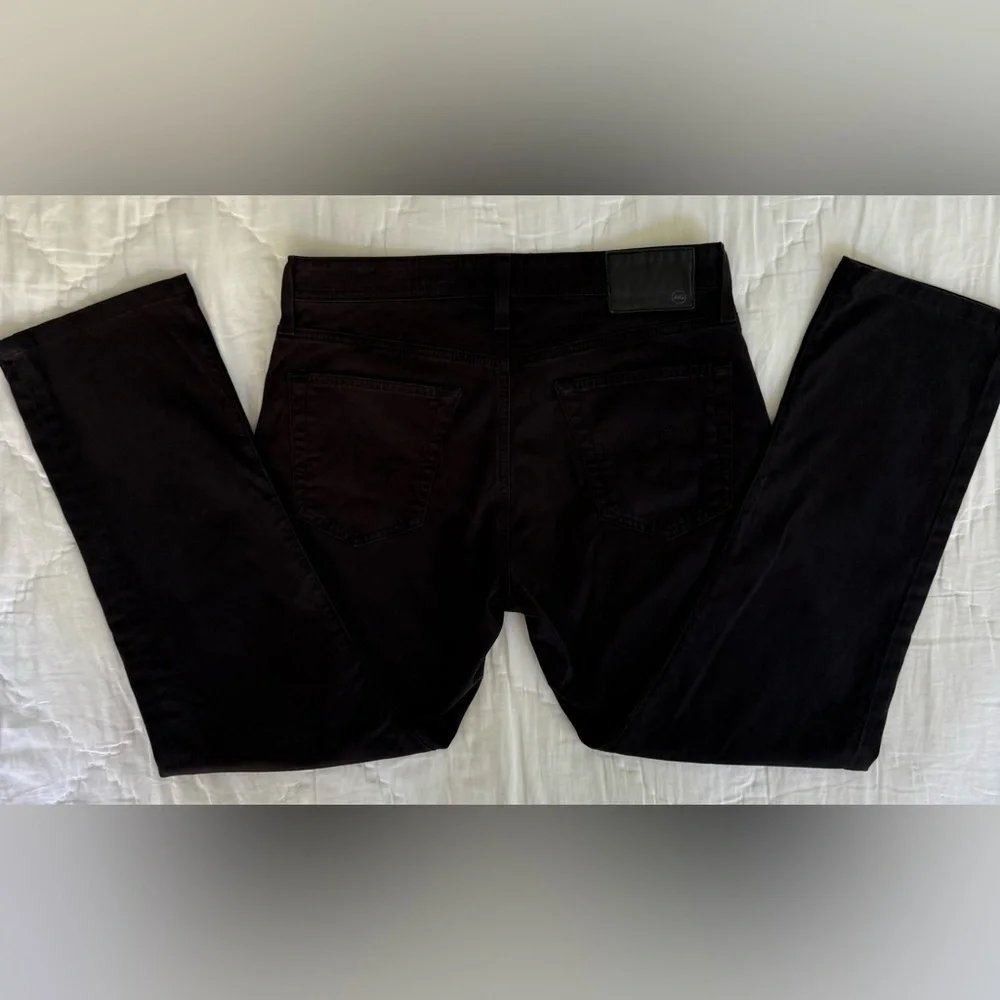AG Adriano Goldschmied The Ives Pants 30x32 Modern Athletic Black Stretch Denim